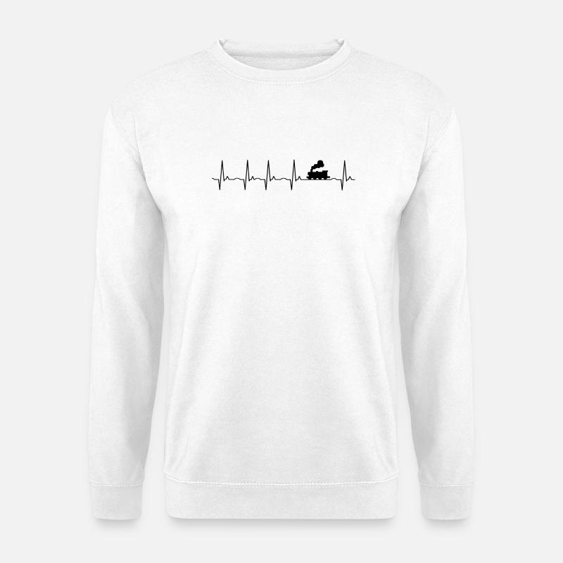 train - Unisex Sweatshirt - white