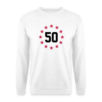 50 years - Unisex Sweatshirt - white - Front