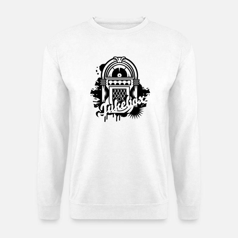 Jukebox Graffiti - Unisex Pullover - Weiß