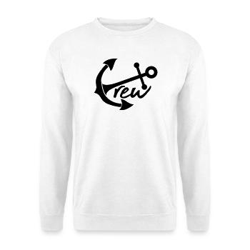 équipage équipage équipe amis bateau d’ancrage navire - Sweat-shirt Unisexe - blanc - Devant