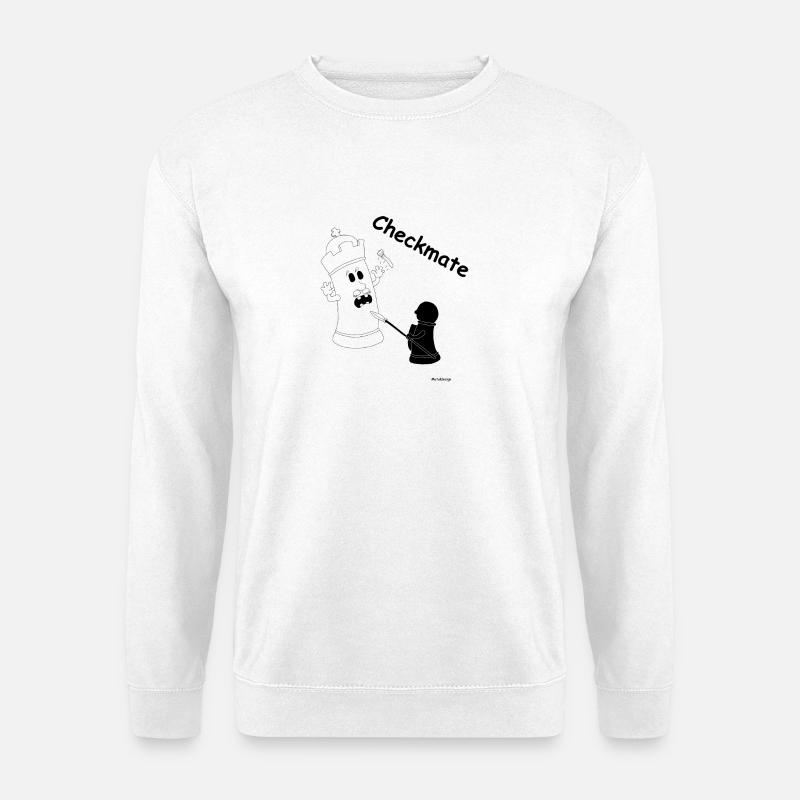 Checkmate / Schachmatt - Unisex Pullover - Weiß