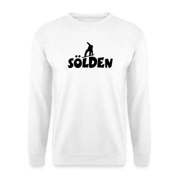 Sölden Snowboarding - Unisex Pullover - Weiß - Vorne