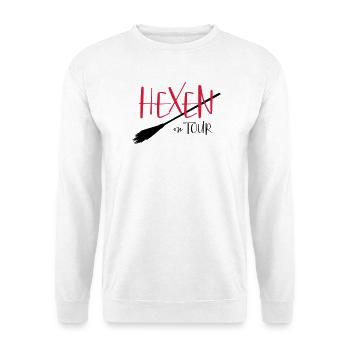 Hexen on tour - Party Fasching Halloween - Unisex Pullover - Weiß - Vorne