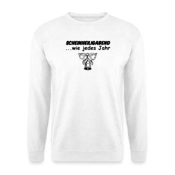 Weihnachten Heiligabend Christmas lustig Geschenk - Unisex Pullover - Weiß - Vorne