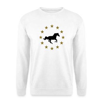 Horse & Stars - Unisex Sweatshirt - white - Front