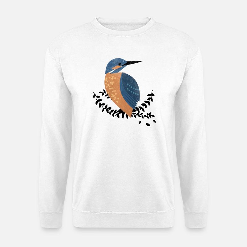 Eisvogel - Unisex Pullover - Weiß