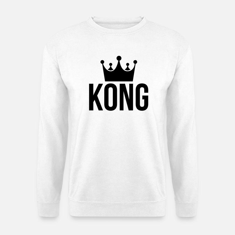king kong spiele - Unisex Pullover - Weiß