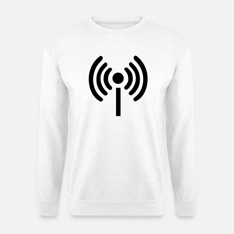 Wi-fi symbol - Unisex Pullover - Weiß