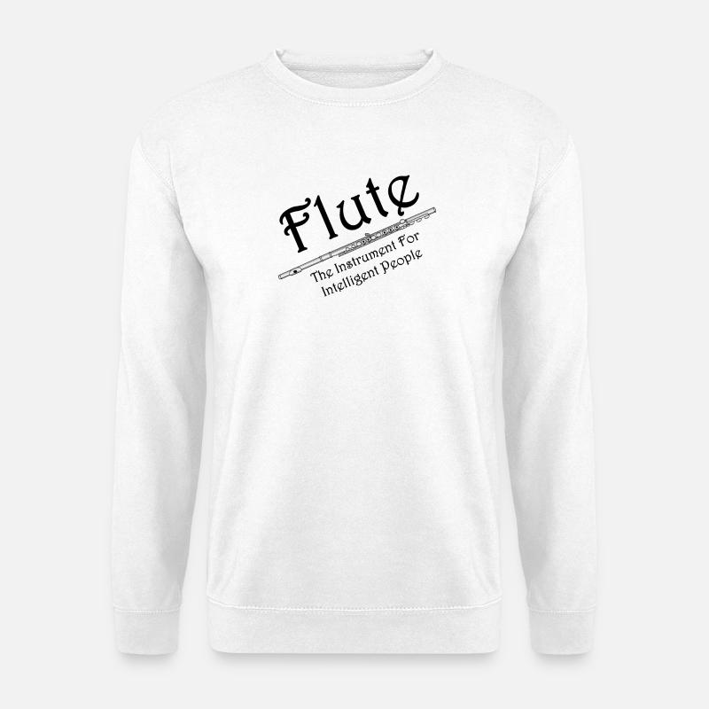 Intelligente Flöte - Unisex Pullover - Weiß