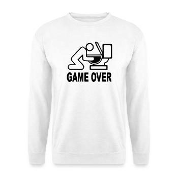 Game over - Unisex Sweatshirt - white - Front