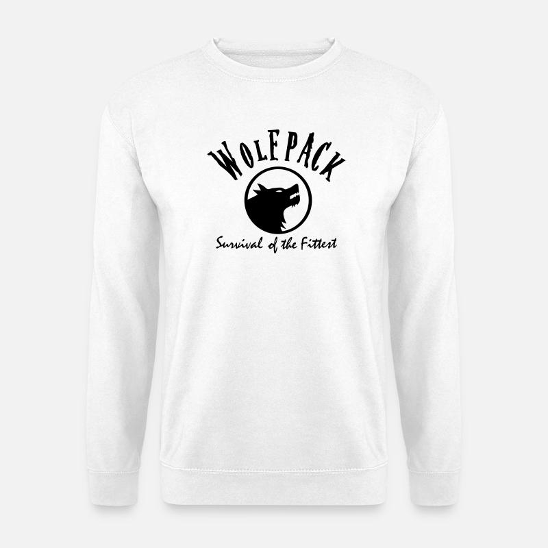 wolfpack - Sweat-shirt Unisexe - blanc