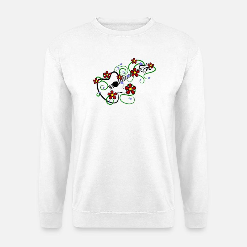 Guitar - Unisex Sweatshirt - white