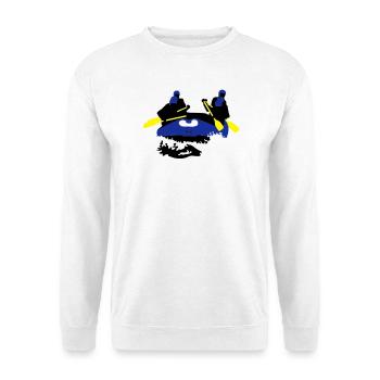 Rafting - Unisex Pullover - Weiß - Vorne