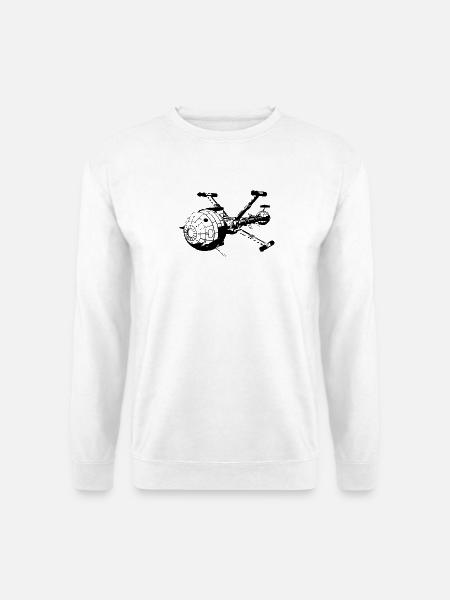 Capitaine Future - Comète - Sweat-shirt Unisexe - blanc
