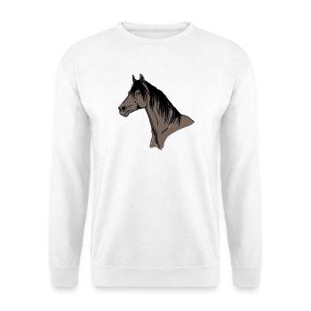 Horse Portrait - Unisex Sweatshirt - white - Front