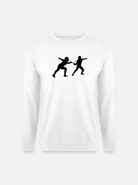 Fechten - Unisex Pullover - Weiß
