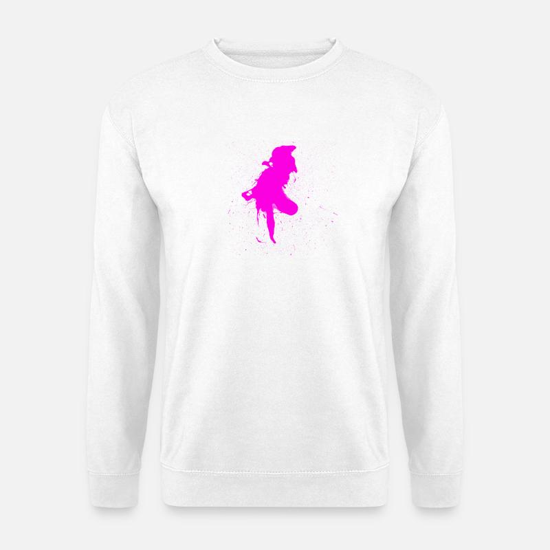 Farbfleck - Unisex Pullover - Weiß