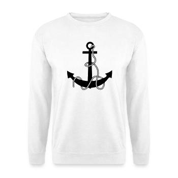 anchor - Unisex Sweatshirt - white - Front
