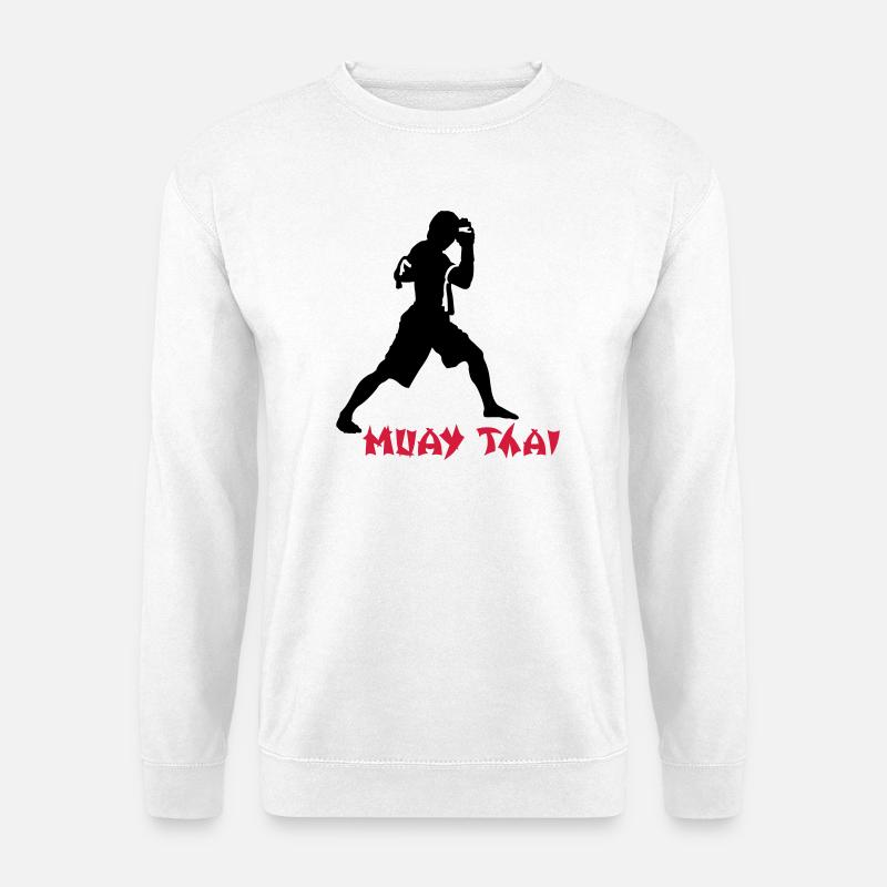 Muay Thai - Unisex Pullover - Weiß