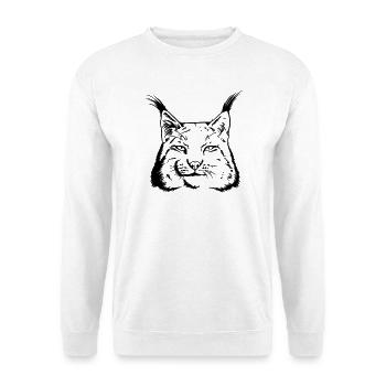 lynx - Unisex Sweatshirt - white - Front