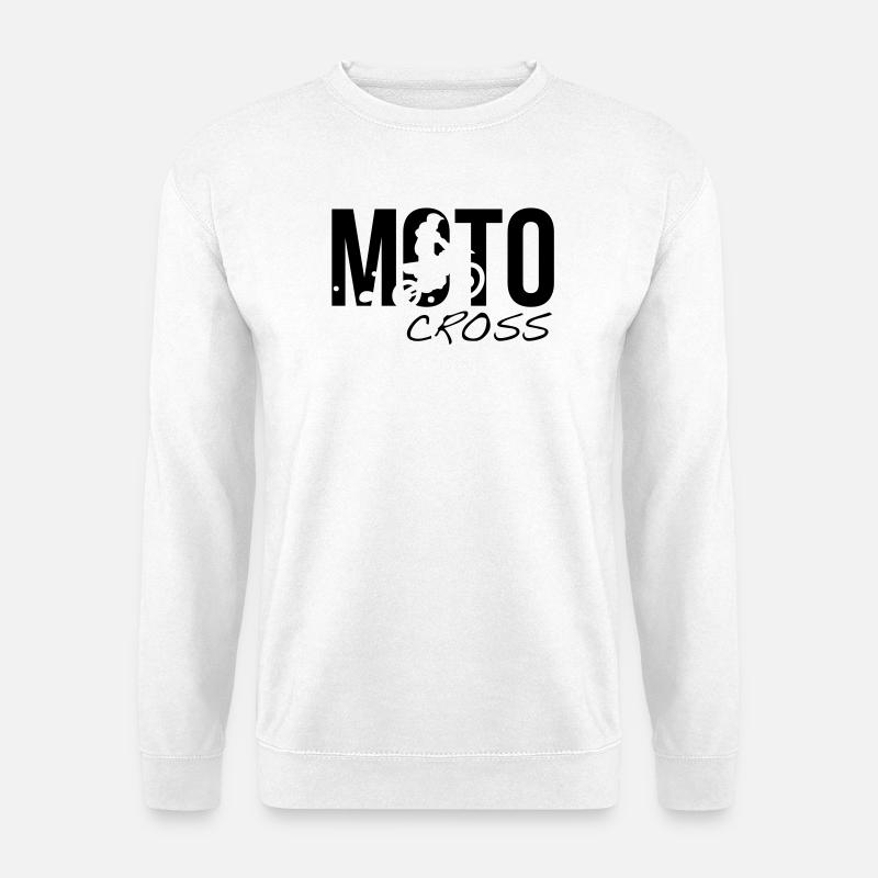 motocross - Unisex Pullover - Weiß