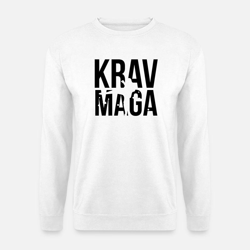 krav maga - Unisex Pullover - Weiß