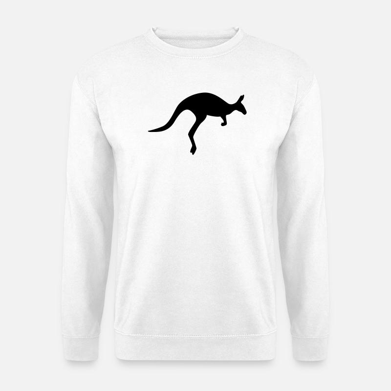 Känguru - Unisex Pullover - Weiß
