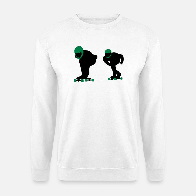 longboard - Unisex Sweatshirt - white