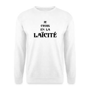 Säkularismus - Unisex Pullover - Weiß - Vorne