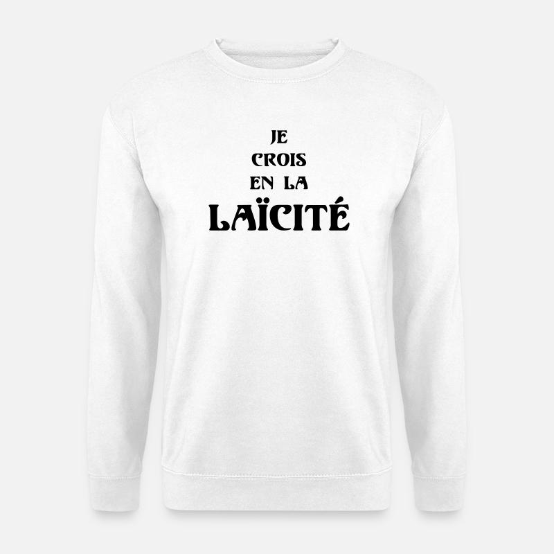Säkularismus - Unisex Pullover - Weiß