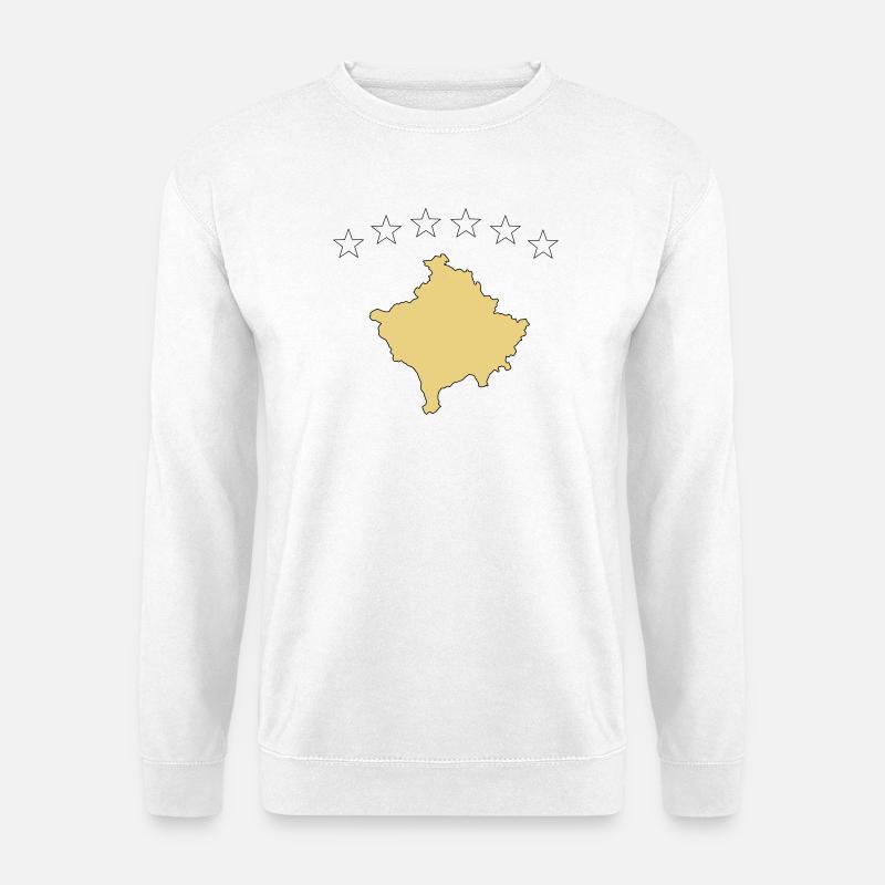 kosovo - Unisex Pullover - Weiß