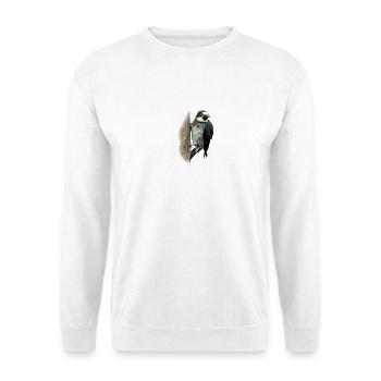 Chemise de pic coloré cadeau oiseau nature nectar animal - Sweat-shirt Unisexe - blanc - Devant
