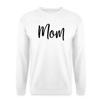 Mom family parents love typography gift - Unisex Sweatshirt - white - Front