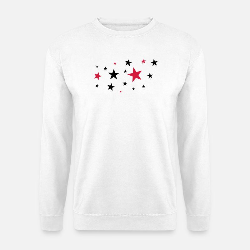 Sterne - Unisex Pullover - Weiß