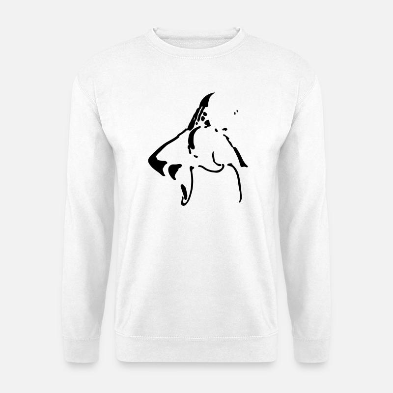 Basketballspieler - Unisex Pullover - Weiß