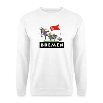 Bremen Stadt Musikanten  - Unisex Pullover - Weiß - Vorne