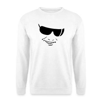 smile - Unisex Pullover - Weiß - Vorne