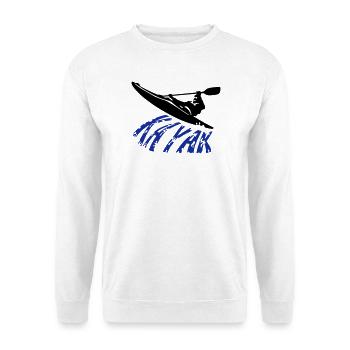 kayak - Sweat-shirt Unisexe - blanc - Devant