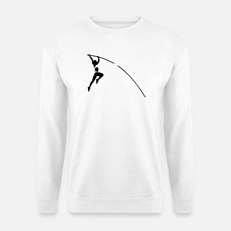 Stabhochsprung - Unisex Pullover - Weiß