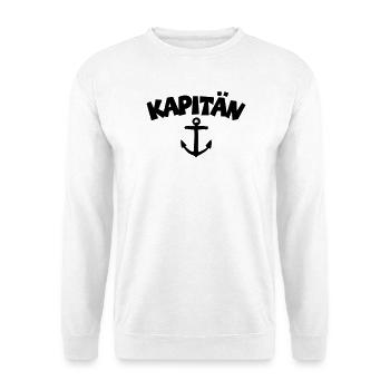 Capitaine ancre (FR) - Sweat-shirt Unisexe - blanc - Devant
