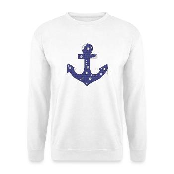 Anker - Unisex Pullover - Weiß - Vorne