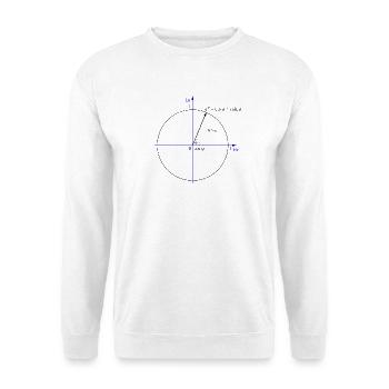 Formule d'Euler - Sweat-shirt Unisexe - blanc - Devant
