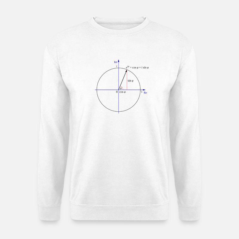 Euler's formula - Unisex Sweatshirt - white