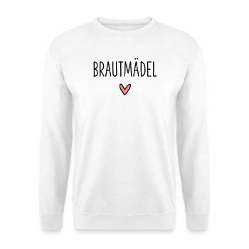 Brautmädel Herz Braut Party Brautparty - Unisex Pullover - Weiß - Vorne