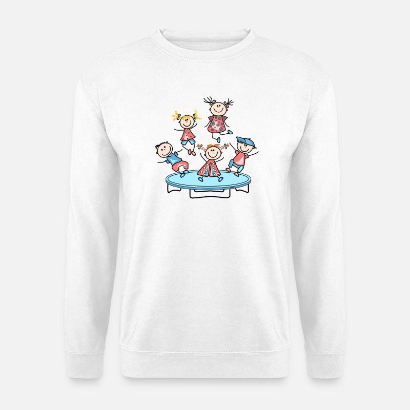 Trampolin - Unisex Pullover - Weiß
