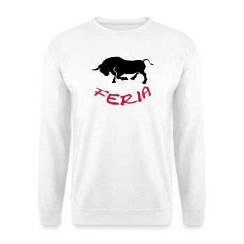 Feria ! - Sweat-shirt Unisexe - blanc - Devant