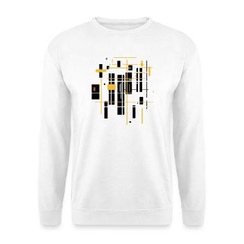 Architektur minimal Landschaft - Unisex Pullover - Weiß - Vorne