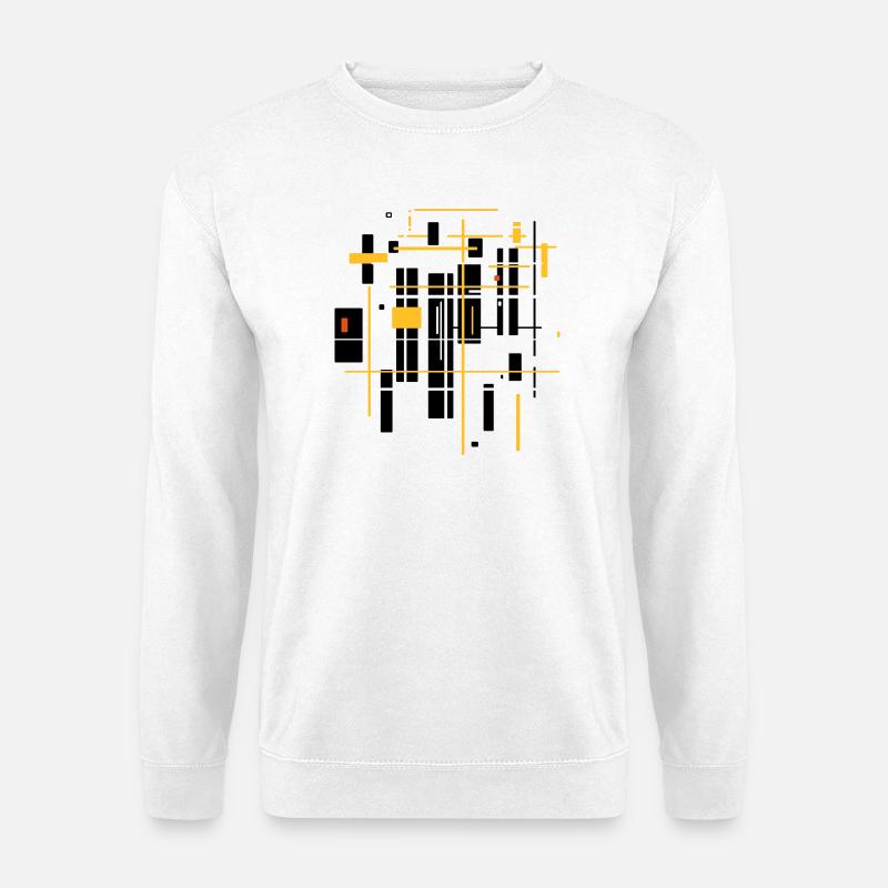 Architektur minimal Landschaft - Unisex Pullover - Weiß
