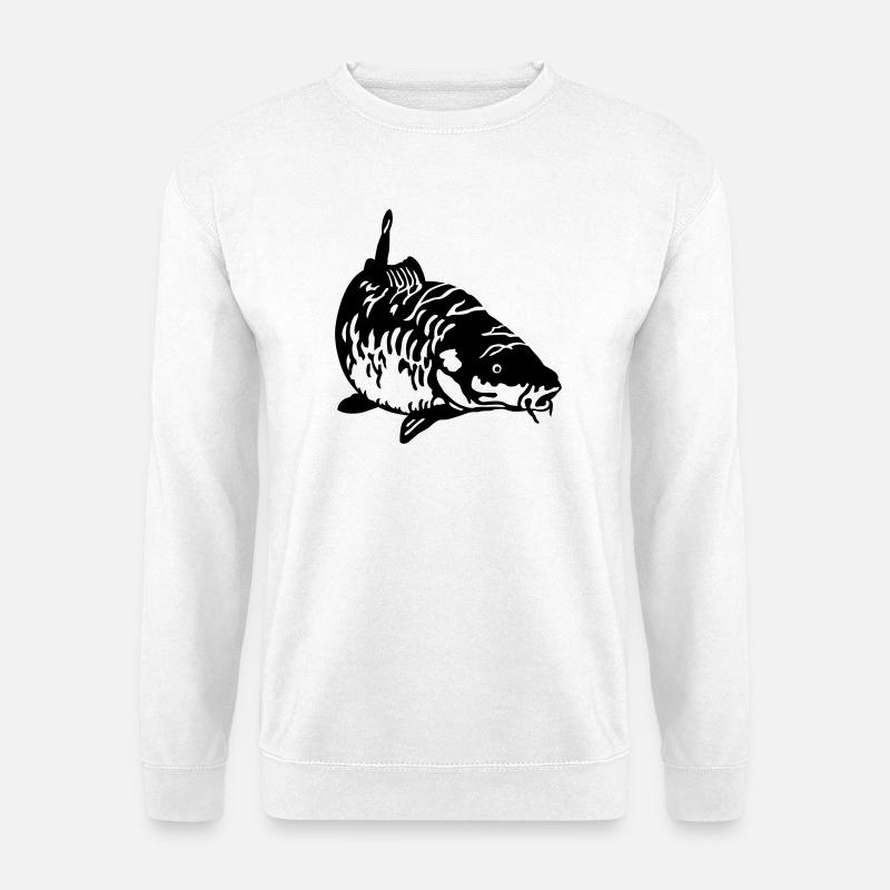 Karpfen - Unisex Pullover - Weiß