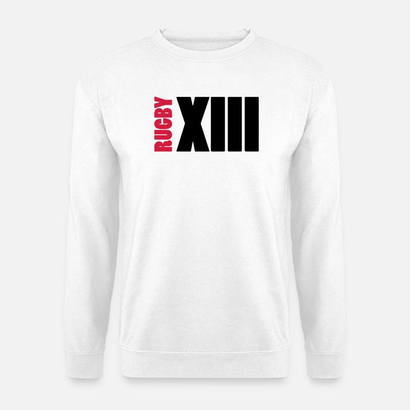 Rugby XIII - Unisex Pullover - Weiß